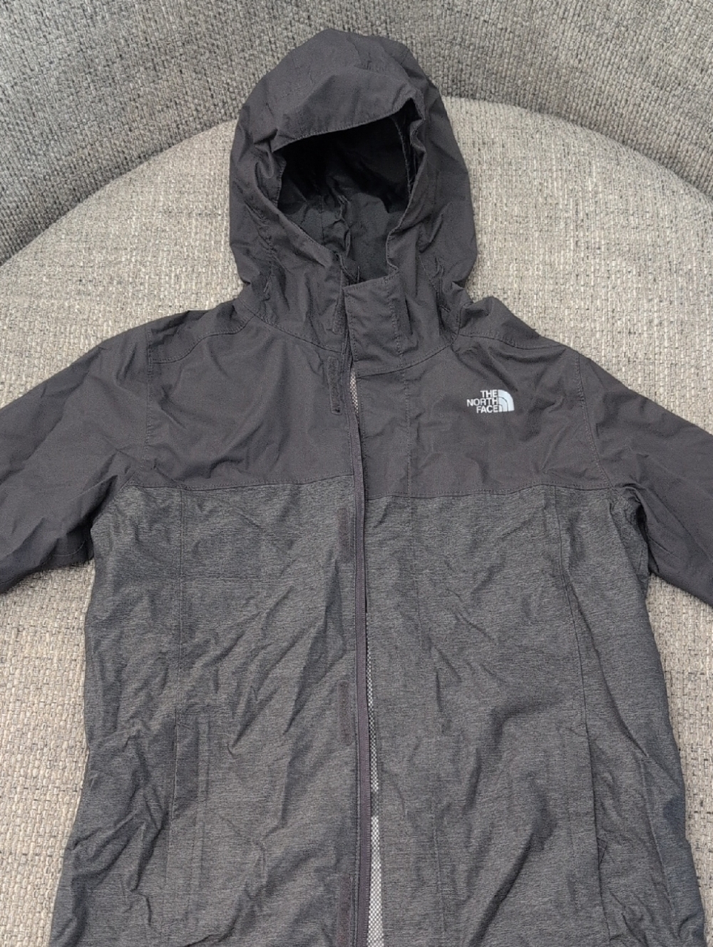 The North Face DryVent Versatile Hooded Jacket Coat Youth's size Large Gray